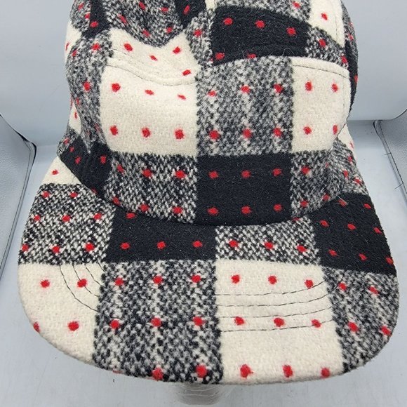 JonnyIV Plaid Wool Hat Winter Warm Adjustable Lightweight Casual Outdoors - Picture 5 of 11